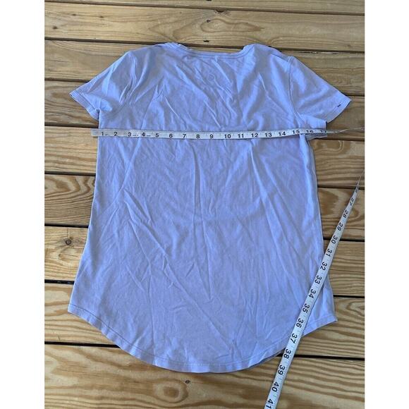 Lululemon Short Sleeve Top Size 6 Women’s Grey Lavender - Picture 5 of 6